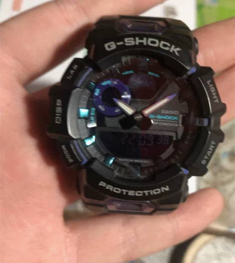 自戴卡西欧手表 有点旧了 保证是正品