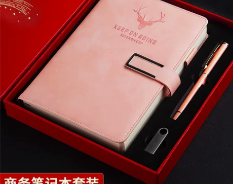 笔记本 子精美礼品盒套装女生款ins风简约...