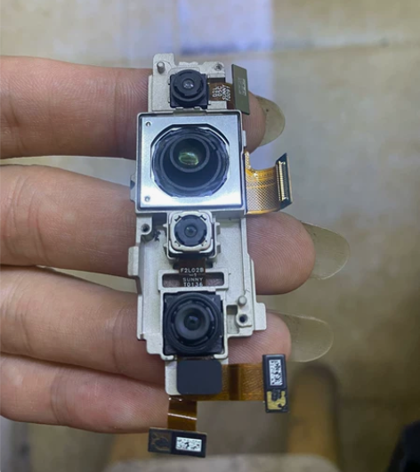 小米10拆机后相机，主相机拍照模糊有黑影，...