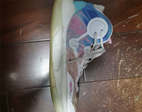 李宁LINING音速9冰淇淋配色，实战效果...