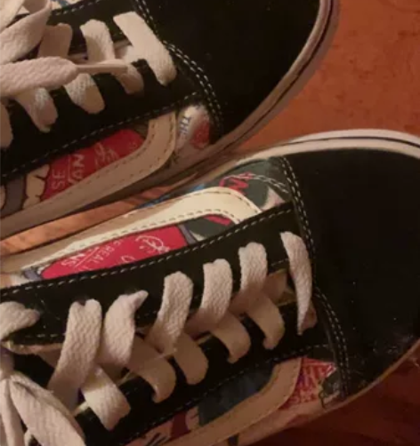 对象送的Vans印花 不喜欢 随缘出正品不...