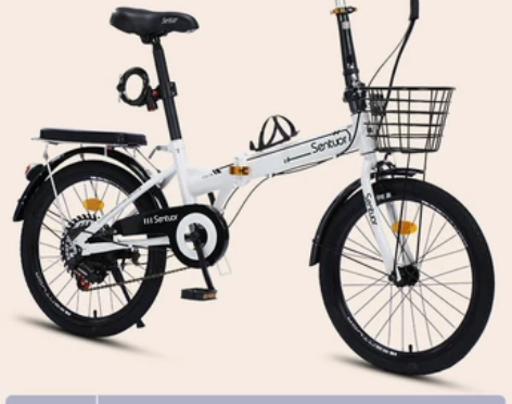 可折叠自行车女超轻便捷变速小型脚踏单车20...