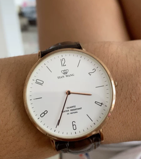 天王手表 男士戴上非常好看啊 刚换的索尼电...