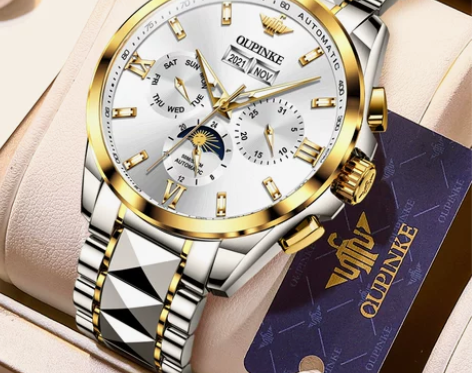 瑞士十大名牌浪琴瑰丽手表男士机械表正品时尚...