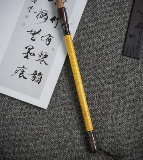 品名：大叶金丝楠毛笔+紫光檀刻字书签/套 ...