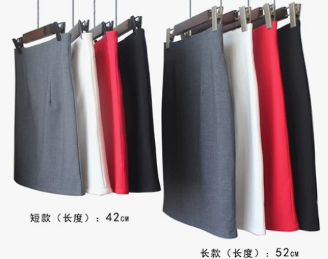 夏季一步裙职业裙半身裙女高腰包臀裙显瘦西装...