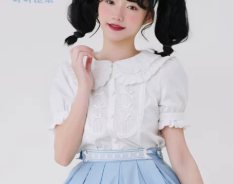 短袖衬衫内搭人形物语 蕾丝棉布古早doll...