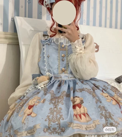 退坑出半糖甜心马戏团背带 大码全新带吊牌 ...