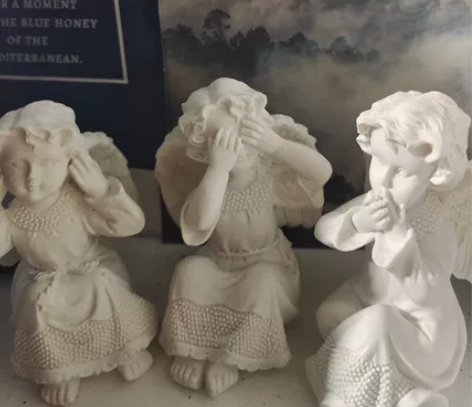 闲置陶瓷天使摆件低价处理闲置出 喜欢的点“...