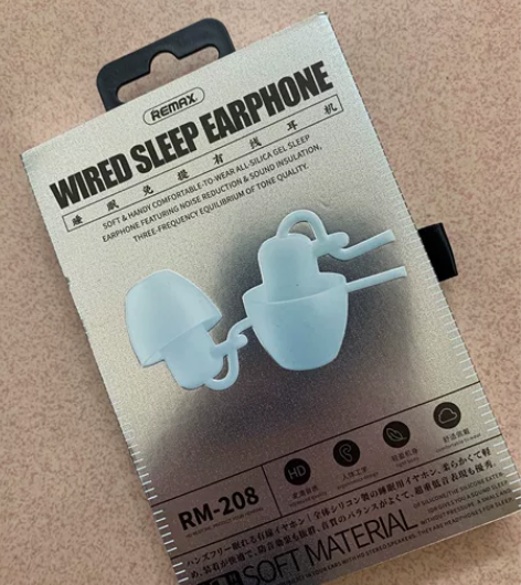 remax睡眠免提有线耳机 高清音质 人体...