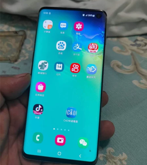 三星s10韩版8+128玻璃绿，成色如图实...