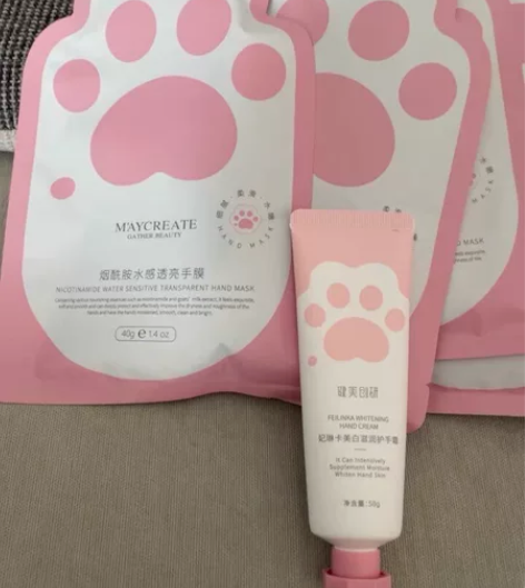 健美创研手膜女细嫩双手细纹嫩白保湿补水去死...