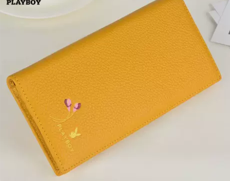 花花公子女士钱包 钱包卡包长款时尚牛皮夹潮...