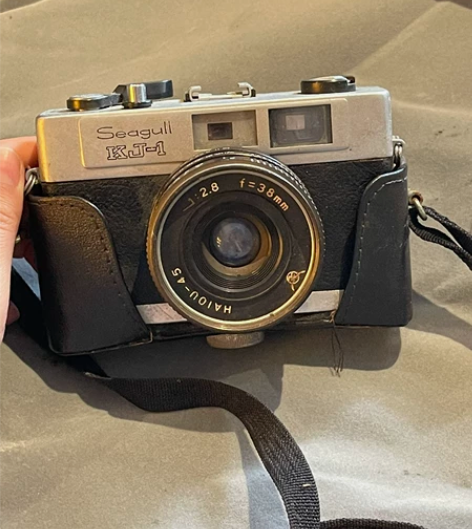 海鸥相机 成色如图 适合当摆件 皮套拆不下...