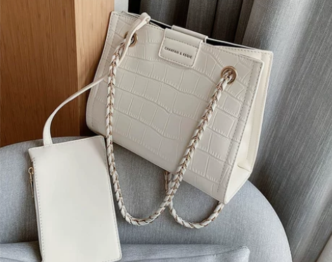 流行包包小众设计2022新款潮网红链条包高...