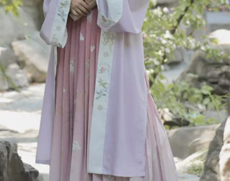 兰若庭 汉服 宋制 百迭 渐变 间色 绣...