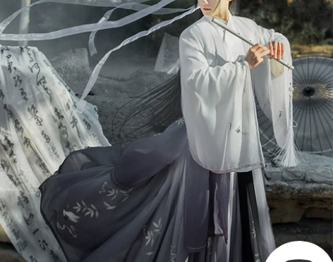 春季汉服女正品原创中国风汉服男侠客古装交领...