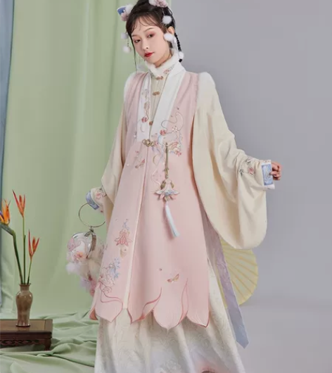 转单 三件套 七月夕明制汉服 莳花复刻 双...