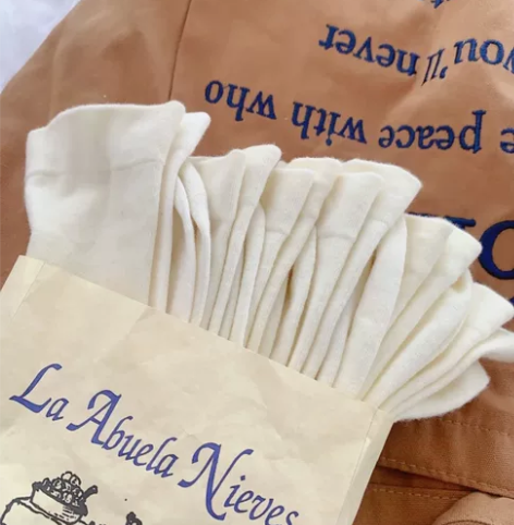 白色袜子新疆长绒棉中筒袜5双 被00后宠爱...