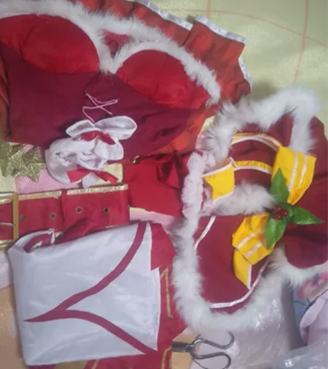 多肉君貂蝉圣诞恋歌cos大全套 标价仅衣配...