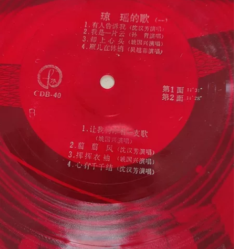 琼瑶的歌一二集,琼瑶歌曲集锦一二集,琼瑶作...