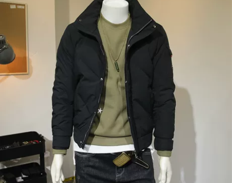 冬季90白鸭绒男士羽绒服男潮短款，小码，衣...
