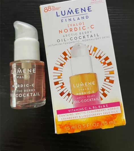 Lumene优姿婷芸莓VC鸡尾酒精华15m...