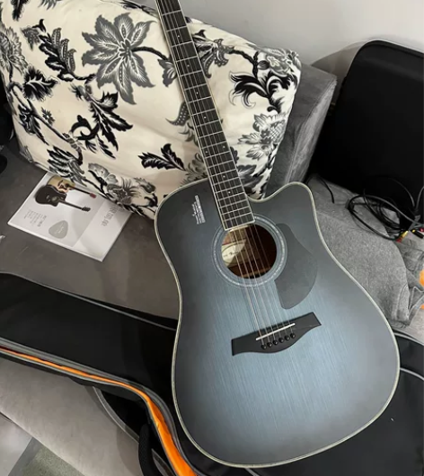 卢森G13单板民谣吉他初学者男生女生专用木...