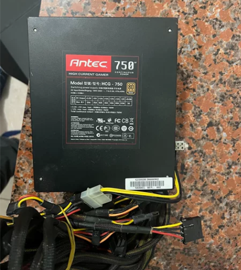 安钛克额定750w电源，cpu供电8+4，...