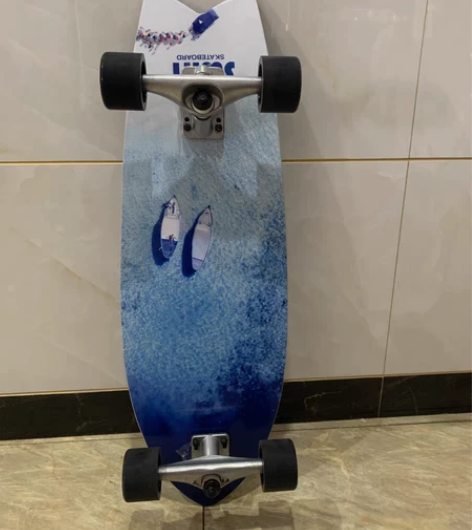 【超高配置全新出口滑板】陆地冲浪板滑板鱼板...