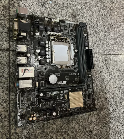 华硕H110M-K D3主板 拆机3片 无...