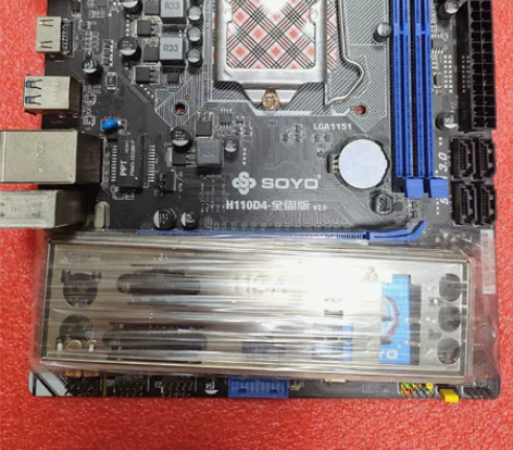 梅捷SY-H110D4主板带有高清口   ...