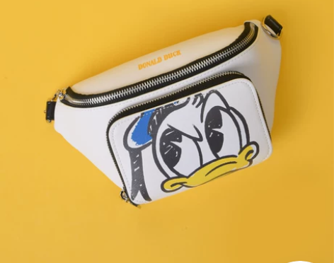 不莱玫迪士尼斜挎小腰包女潮ins胸包女包包...