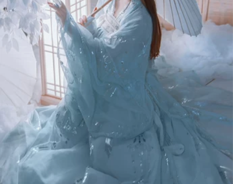 艺缕仙鹤汉服女正品原创设计襦裙广袖仙女飘逸...