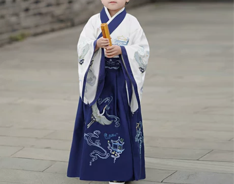 男童汉服宝宝古风儿童少爷国学服男孩古装帅气...