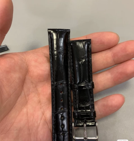 万国 iwc替换表带 鳄鱼皮表带 20mm...