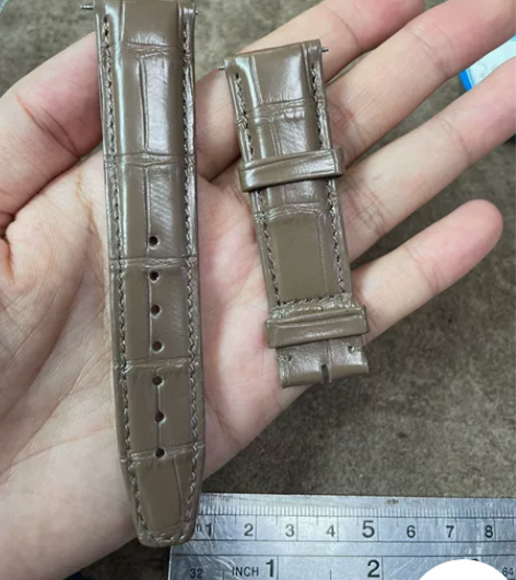 万国IWC鳄鱼真皮表带 特殊定制,全新未佩...