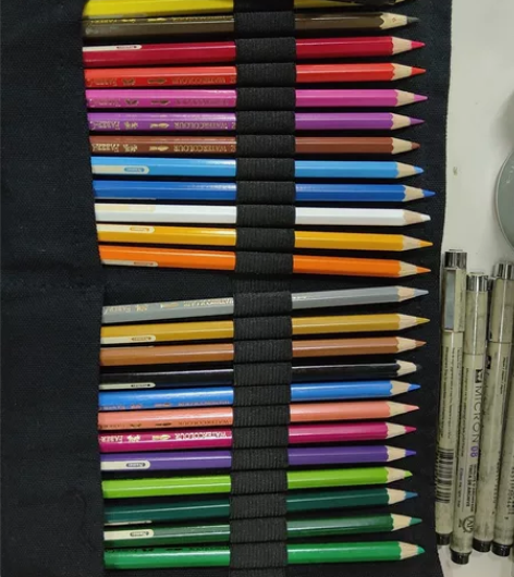 日本文具SAKURA樱花彩色软头针管笔极细...