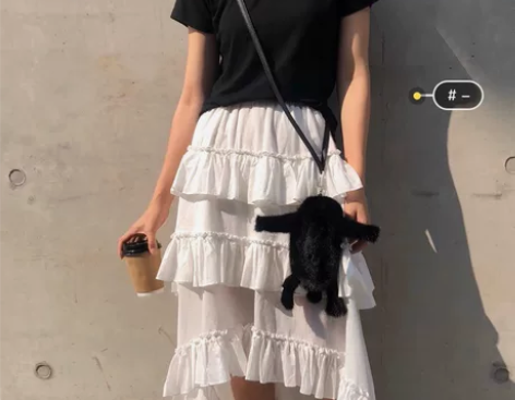 不规则层层蛋糕裙高腰半裙 均码 基本全新包邮