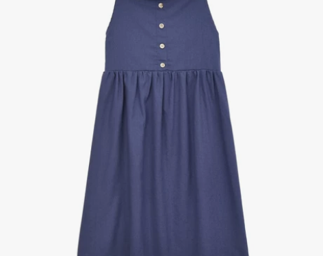 森女部落文艺风麻棉连衣裙吊带裙子闺蜜装少女...