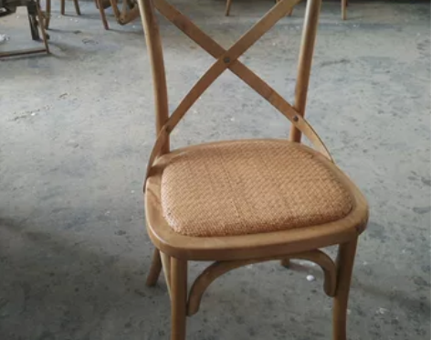 实木餐椅咖啡厅椅美式乡村背叉椅骨椅茶馆工业...