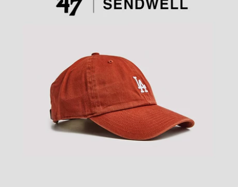 棒球帽 棒球帽女帽47brand 软顶番茄...