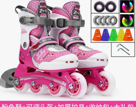 【年货价】瑞士m-cro儿童轮滑鞋溜冰鞋旱...