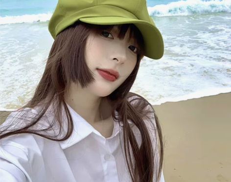 绿色复古显脸小贝雷帽女春夏季薄款八角帽子圆...