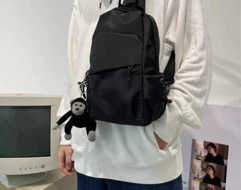 全新斜挎包男胸包韩版百搭单肩包男士休闲包男...