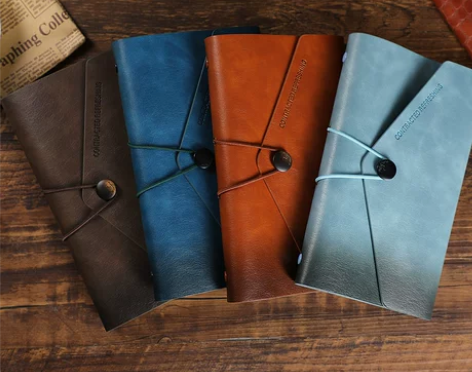 笔记本 复古简约手账本记事本可拆卸便捷式多...