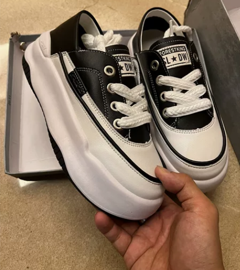 全新帆布鞋增高学生鞋 没穿过37码女鞋  ...