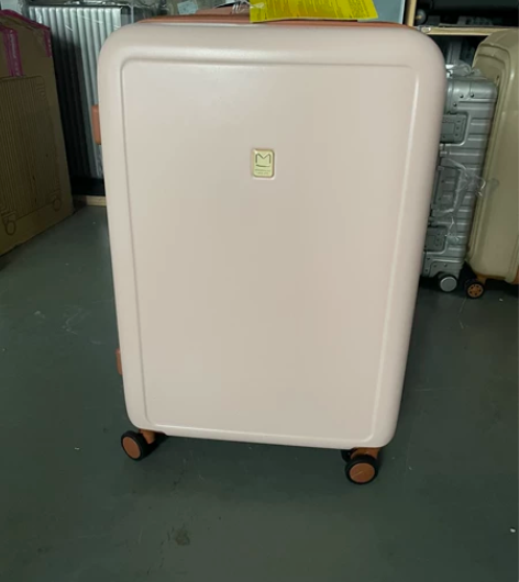 全新24寸marrlve行李箱珊瑚粉拉链拉...