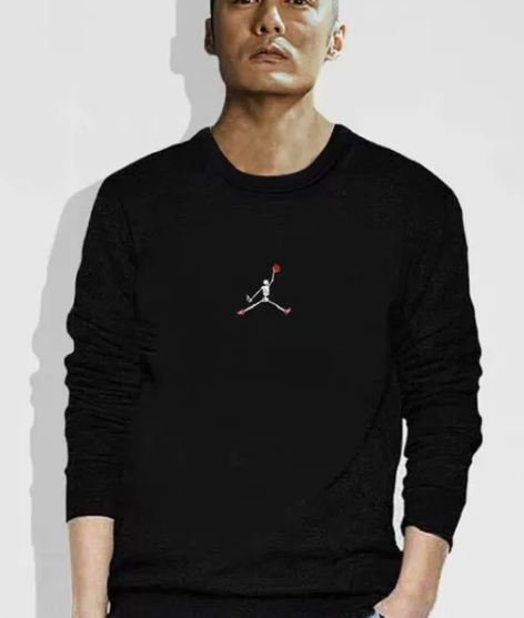 秋冬卫衣男圆领加绒情侣款