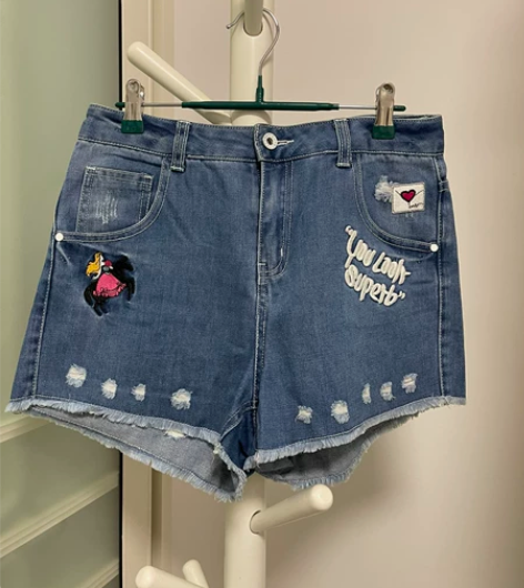 CC DD牛仔短裤，170码，40包邮 感...